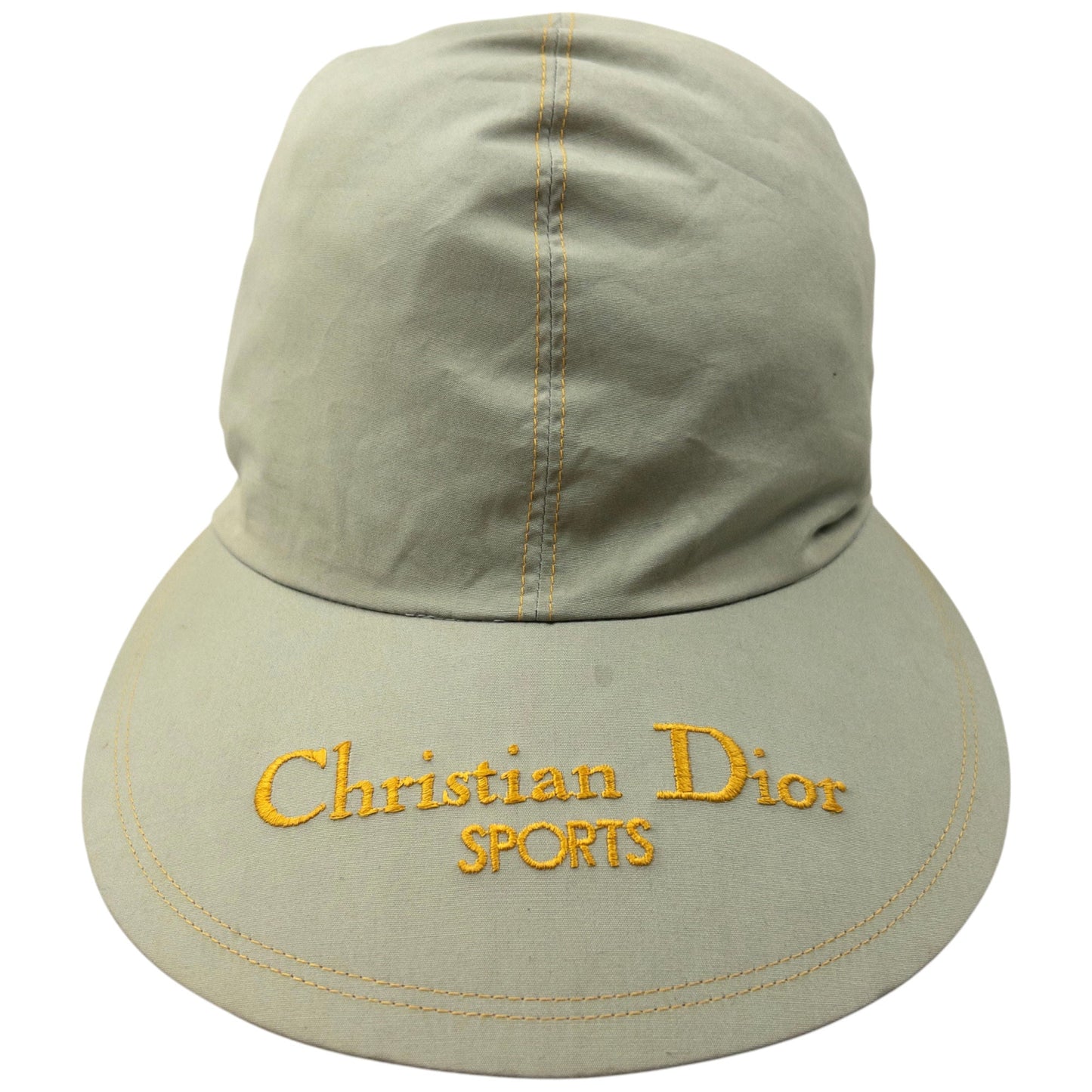 Vintage Dior Sports Embroidered Tie-Back Hat