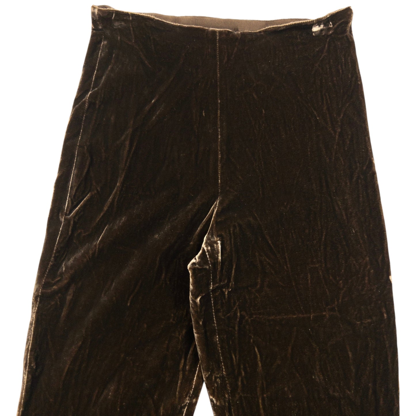 Vintage 90s Jean Paul Gaultier Femme Velour Trousers Womens Size W24 | W24, Brown