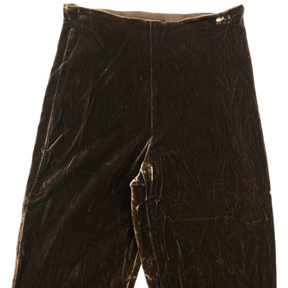 Vintage 90s Jean Paul Gaultier Femme Velour Trousers Womens Size W24 | W24, Brown