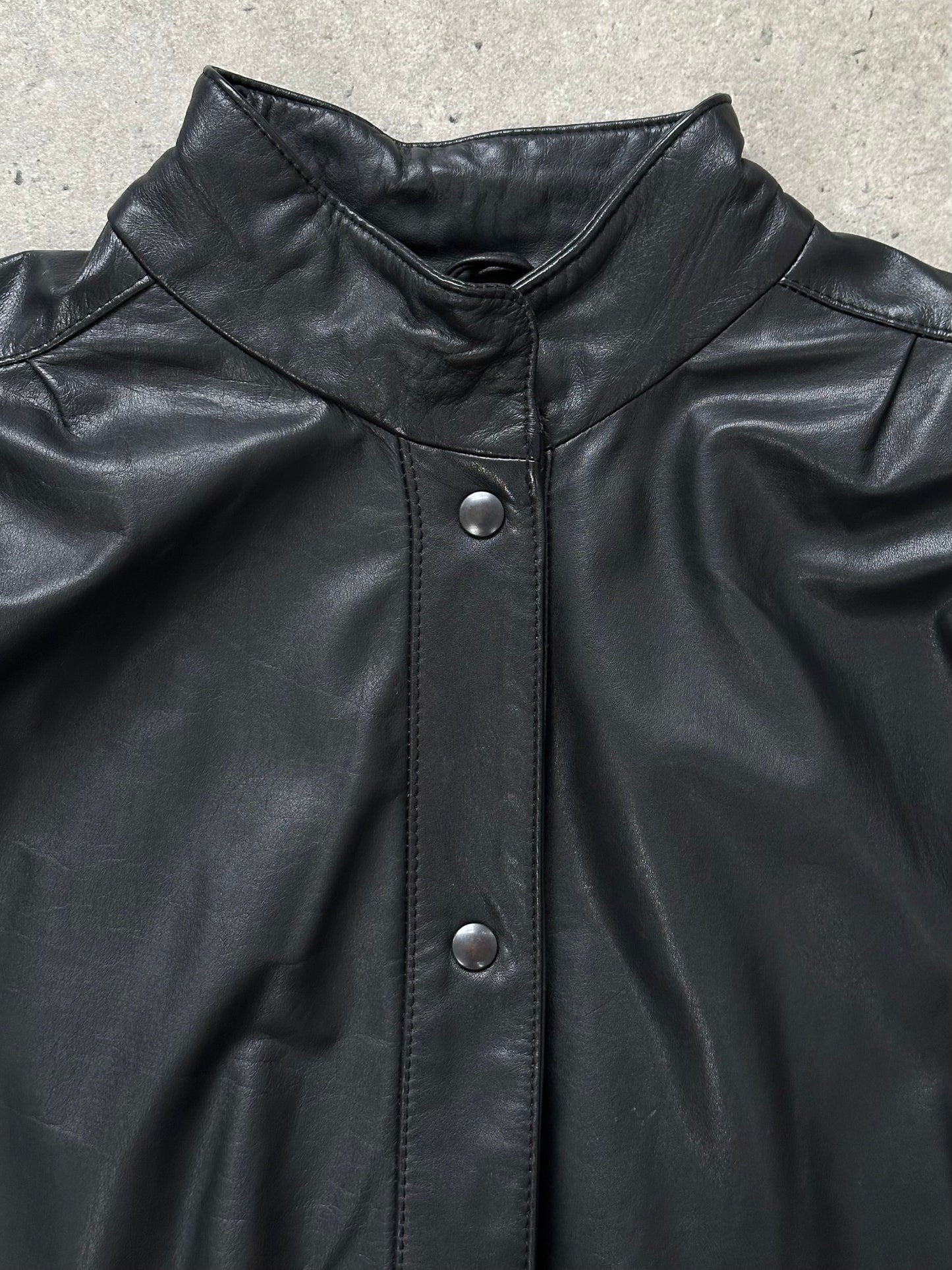 Vintage 1990s Leather Jacket - M