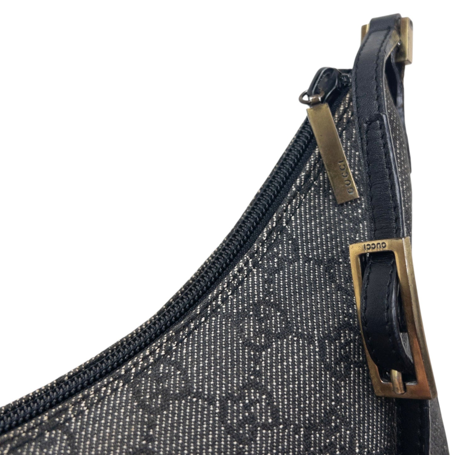 Vintage Gucci Monogram Shoulder Bag