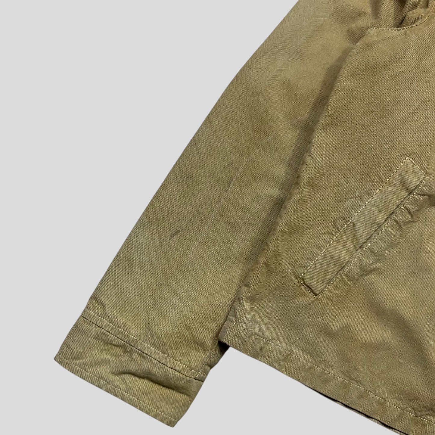 CP Company 2002 Flax Cotton Yellow Boxy Work Jacket - IT54 (L)
