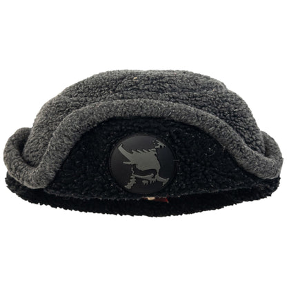 Vintage 90s Oakley Fleece Skull Trapper Hat | O/S, Black