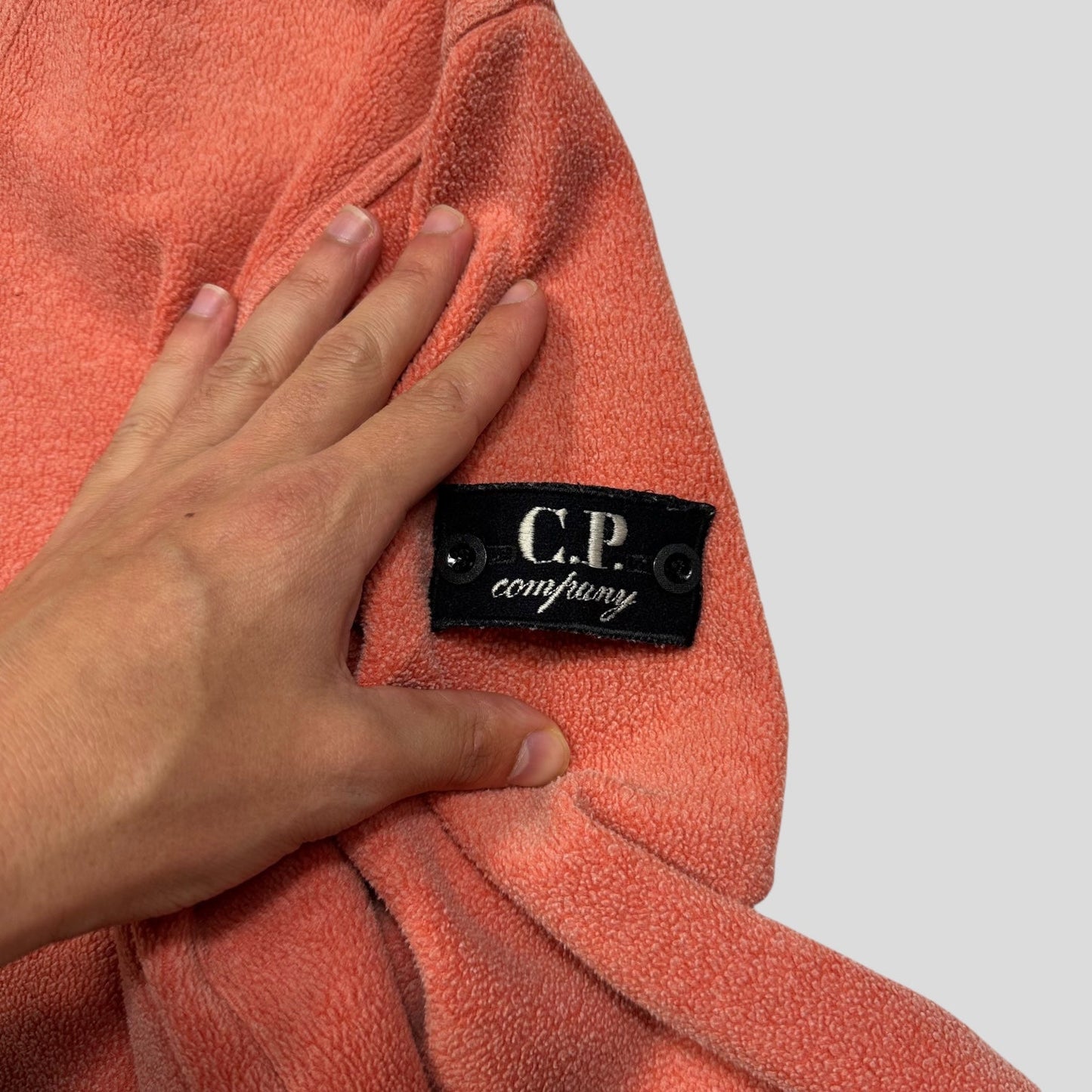 CP Company 90’s Towelled Fleece High Neck Badged Knit - S/M