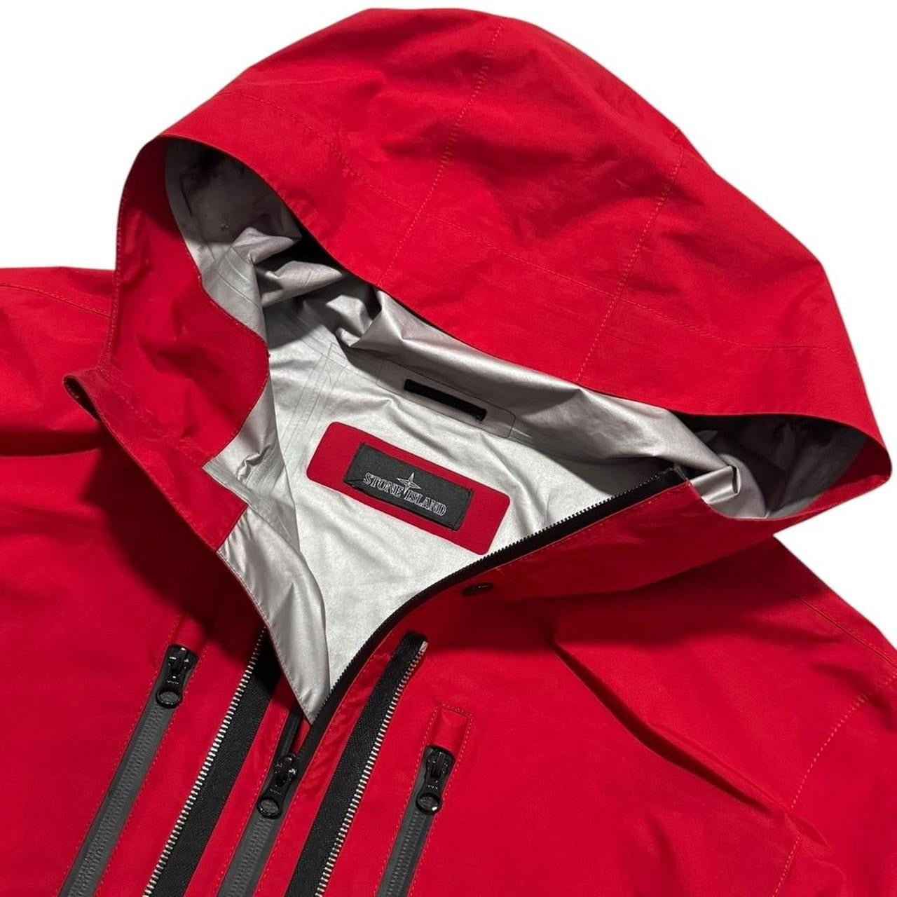 Stone Island Shadow Project Gore-Tex Paclite Jacket | XL, Red
