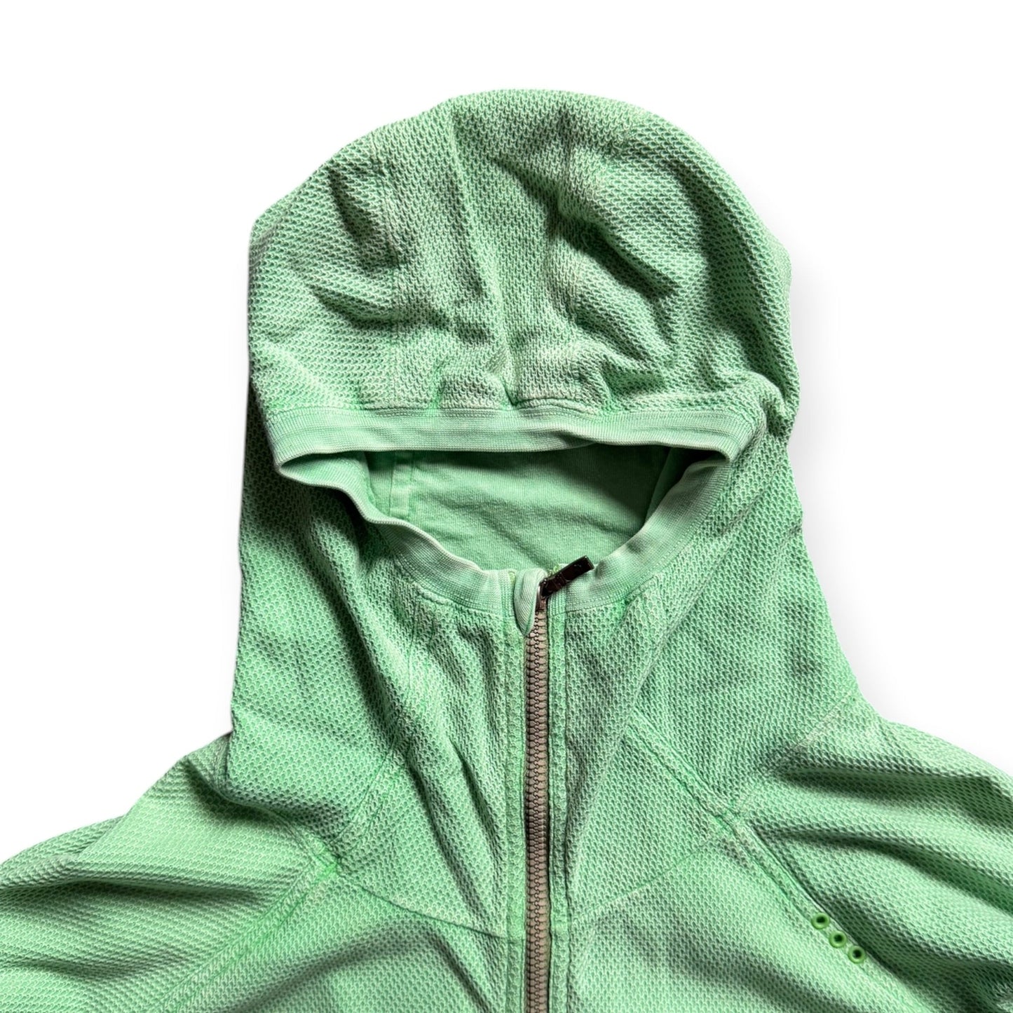 2000's Maharishi Corn Knit Ninja Hoodie (L) | Large, Green
