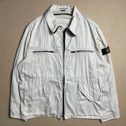 A/W 1996 Cream Raso Gommato Field Jacket