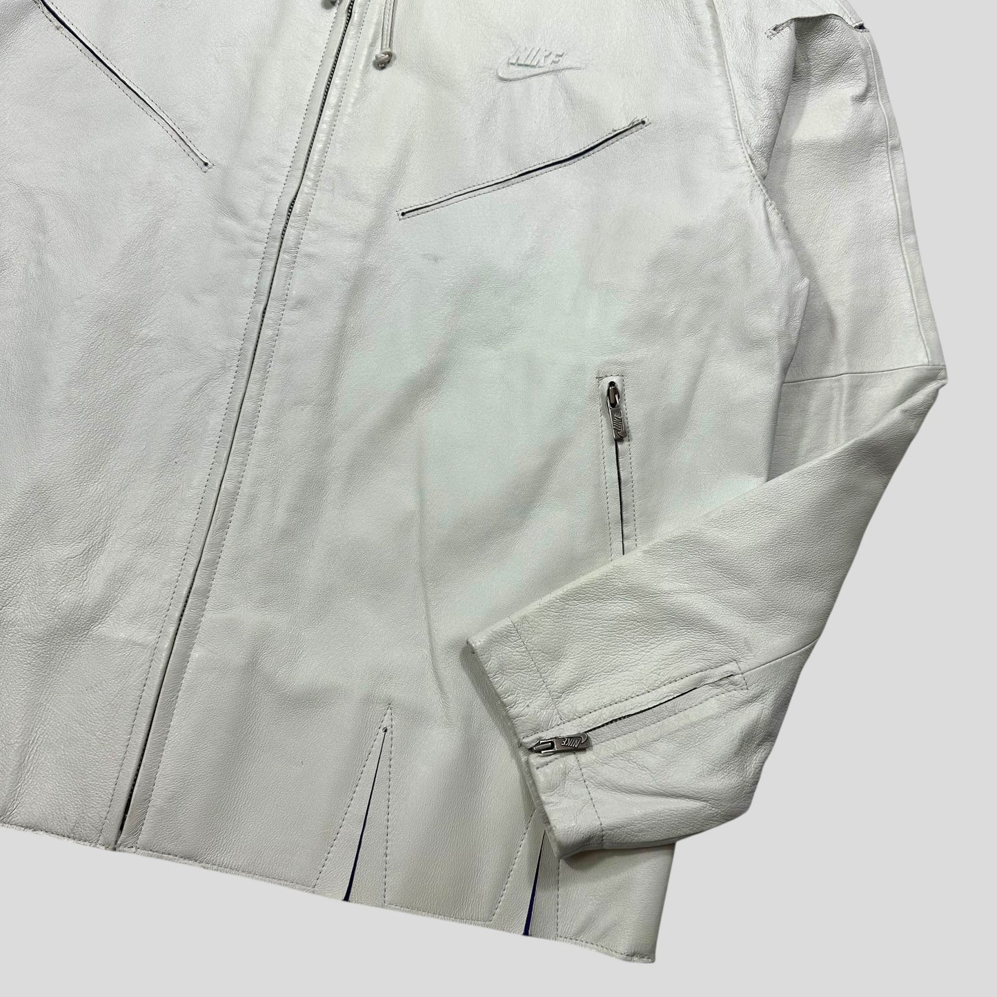 Nike 2007 Tony Spackman Articulated Slice Leather Jacket - L | Default Title, Purple
