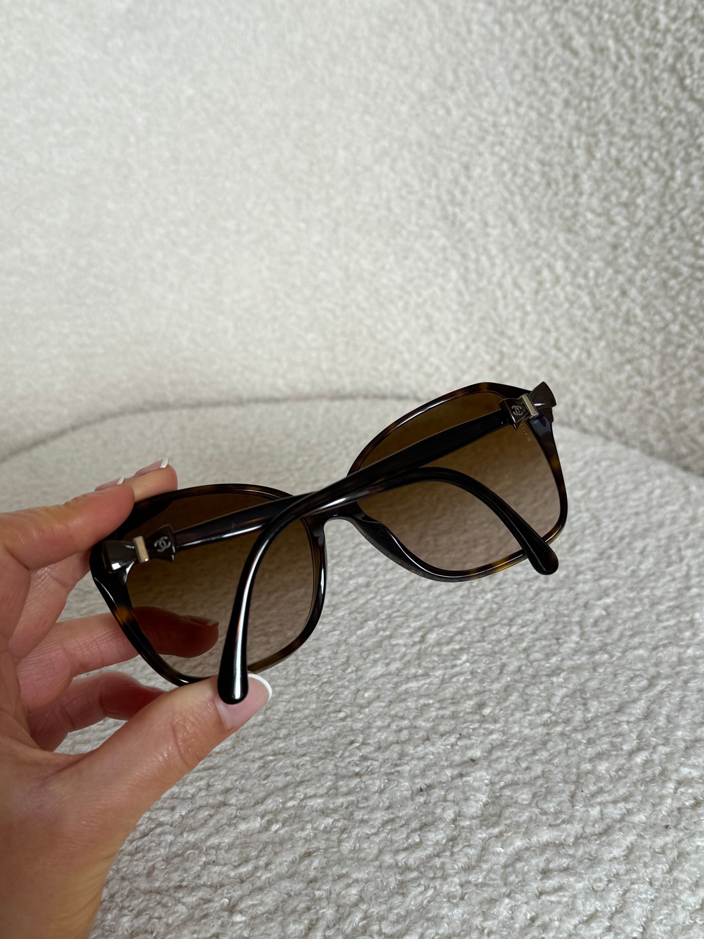 Vintage 2000s Chanel Oversized Sunglasses | O/S, Brown