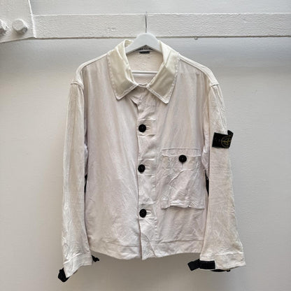 1997 Stone Island Poly Jacket in white (S) | Small, White