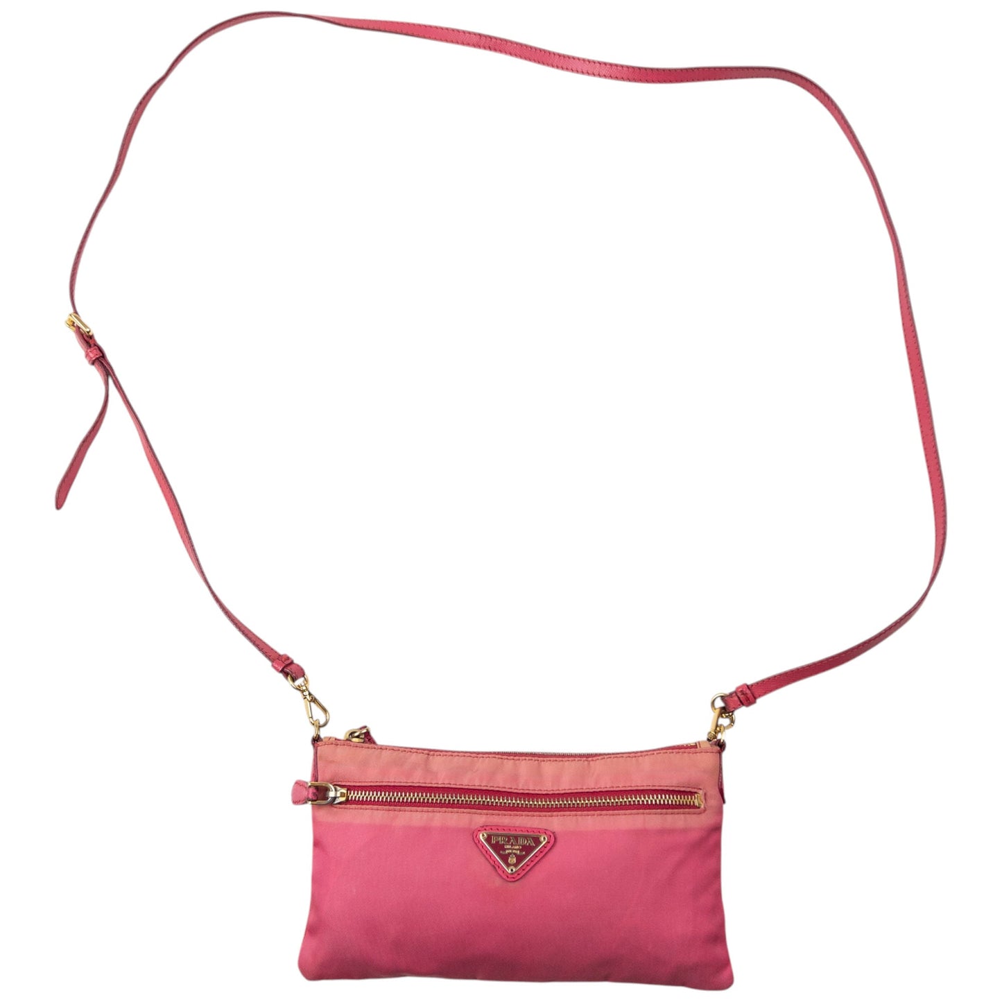 Vintage 2000s Prada Mini Crossbody Bag | O/S, Pink