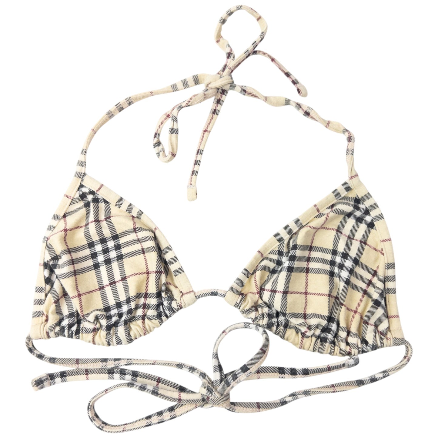 Vintage 2000s Burberry Nova Check Bikini Set Womens Size S | Small, Tan