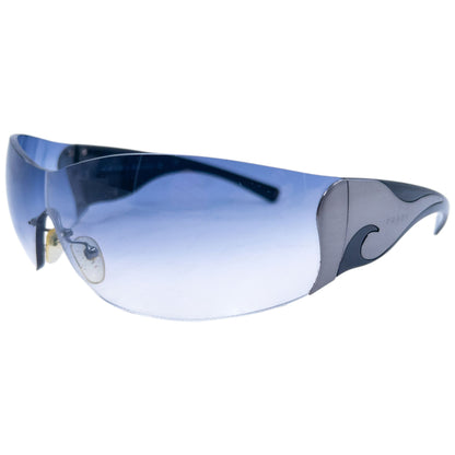 Vintage 2000s Prada Swirl Sunglasses | O/S, Multicoloured
