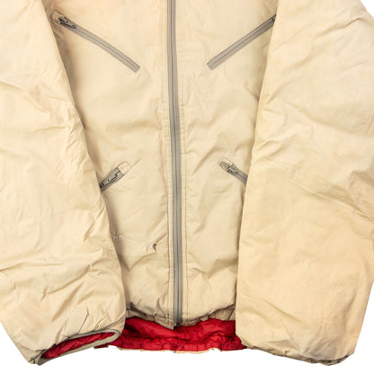 Vintage 2000s Stussy Padded Zip Up Jacket Size L | Large, Beige