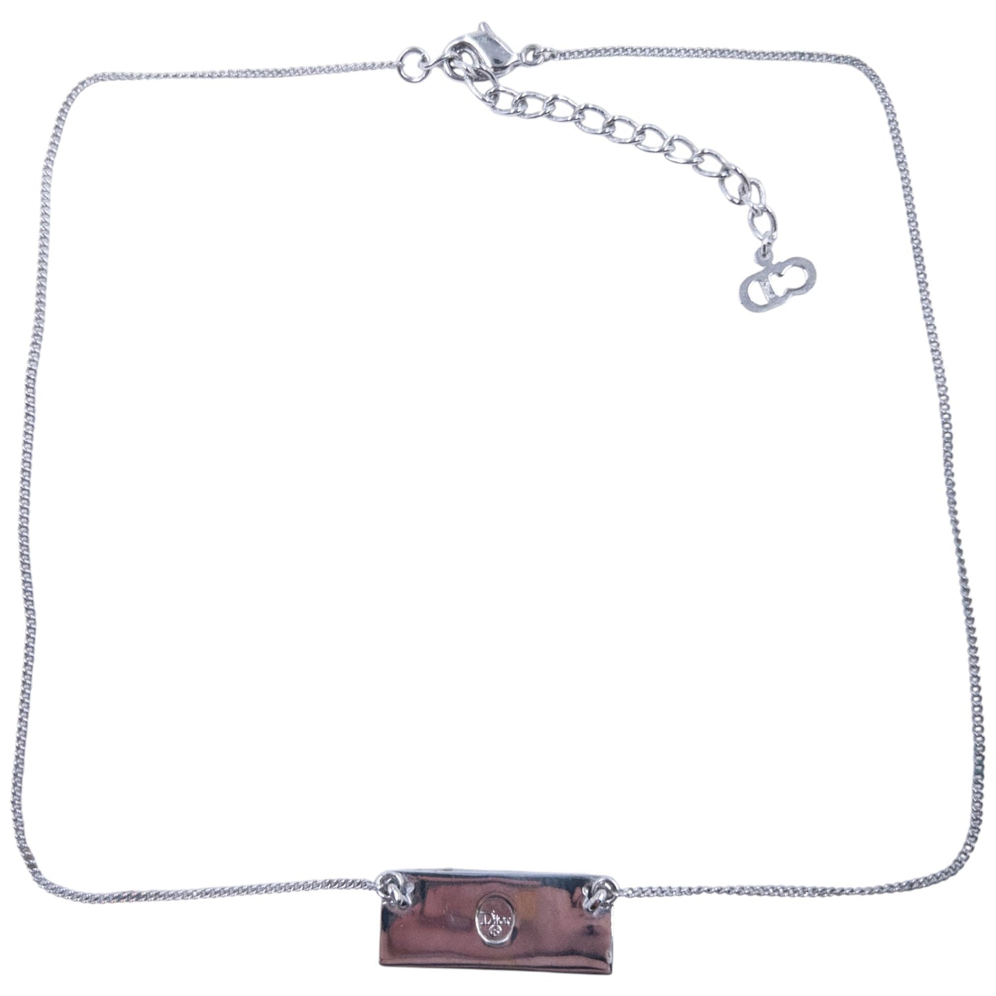 Vintage Dior Monogram Number Necklace