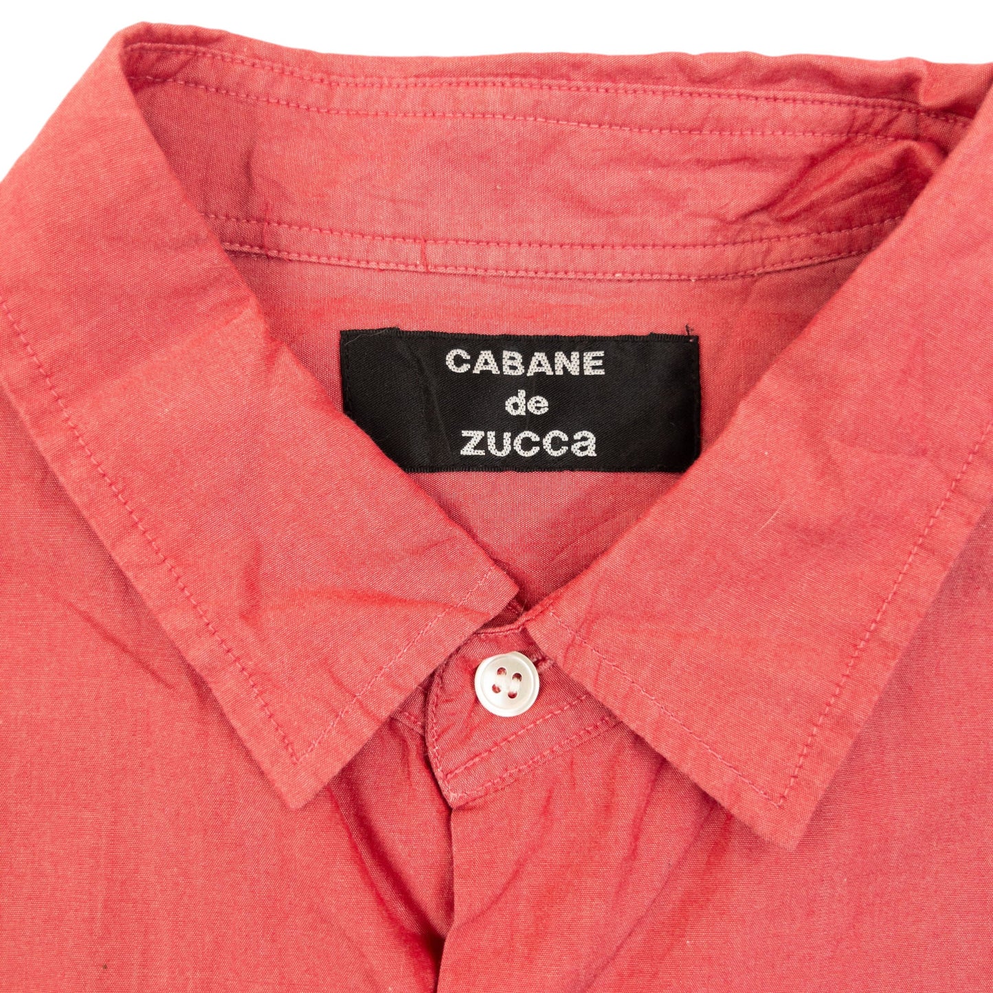 Vintage 2000s Cabane De Zucca By Issey Miyake Button Up Shirt Size M | Medium, Pink