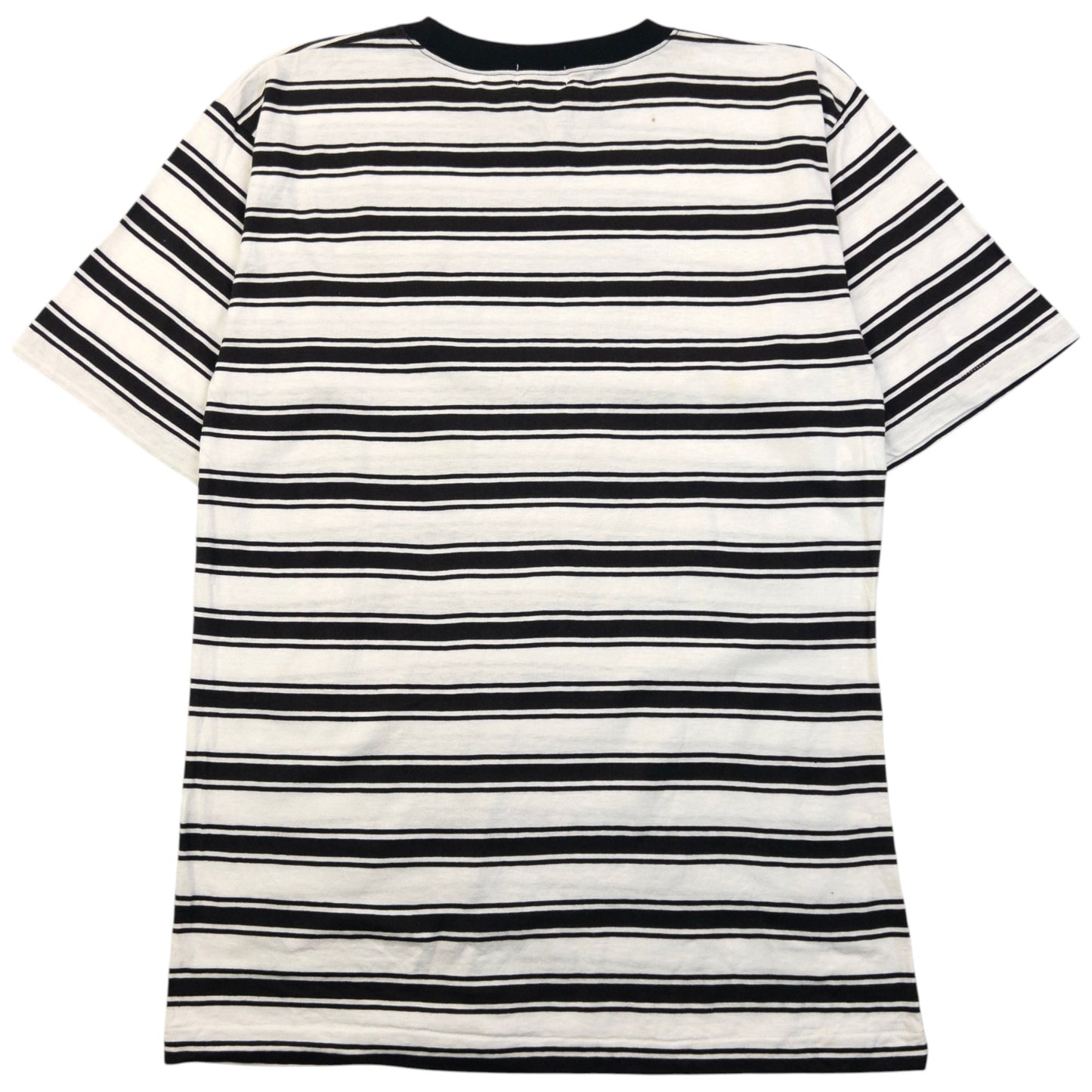 Vintage 80s YSL Yves Saint Laurent Striped T Shirt Size S | Small, Black