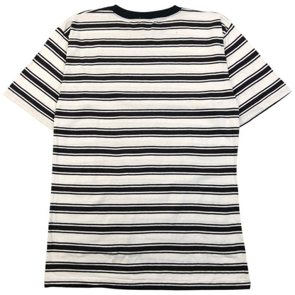 Vintage 80s YSL Yves Saint Laurent Striped T Shirt Size S | Small, Black