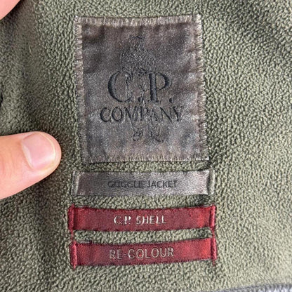 C.P. Company Goggle Jacket Re-Colour Black (S/M) | Small, Multicoloured