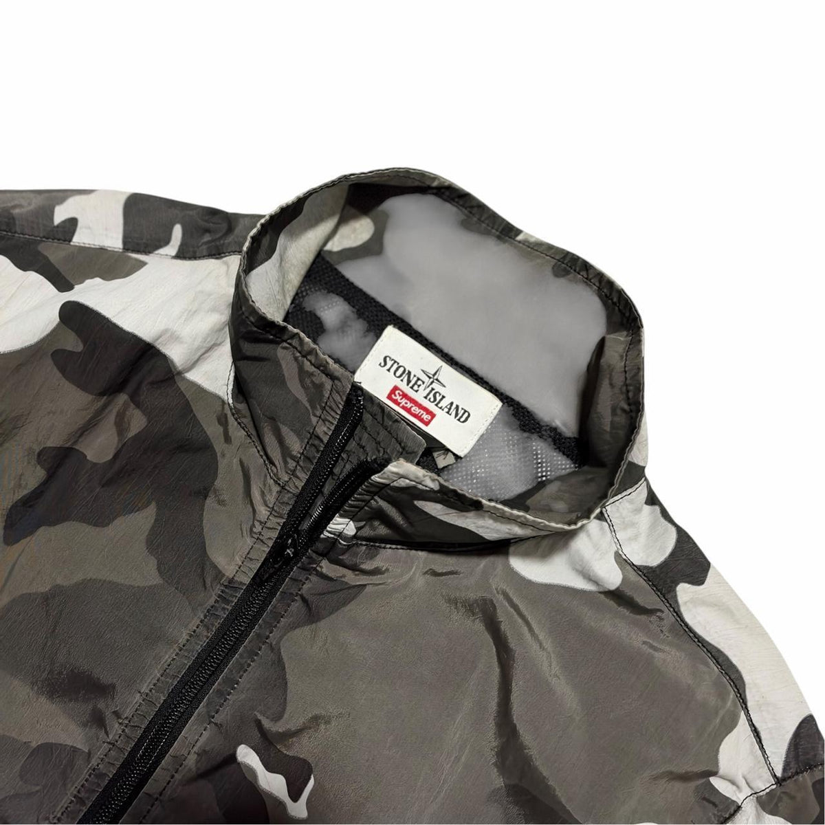 Stone Island S/S 2016 Supreme Snow Camo Nylon Jacket | Medium, Camo