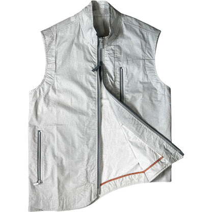 Maharishi 1999 Asymmetric Water Repellent Vest Jacket L | Large, Grey