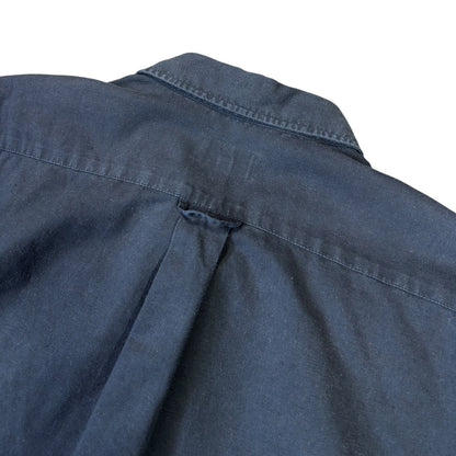 Armani Jeans 00’s Linen Short Sleeve Shirt L | Large, Navy