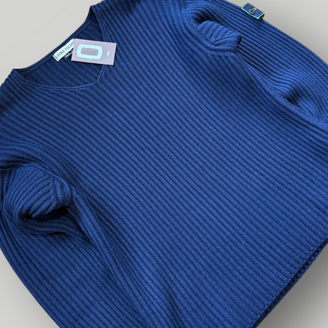 Stone Island AW/97 Ribbed Knitted Wool Jumper M/L