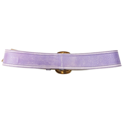 Vintage 90s Prada Leather Belt Womens Size XL | O/S, Gold