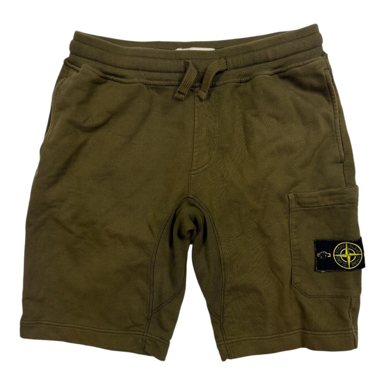 Stone Island Khaki Cargo Shorts