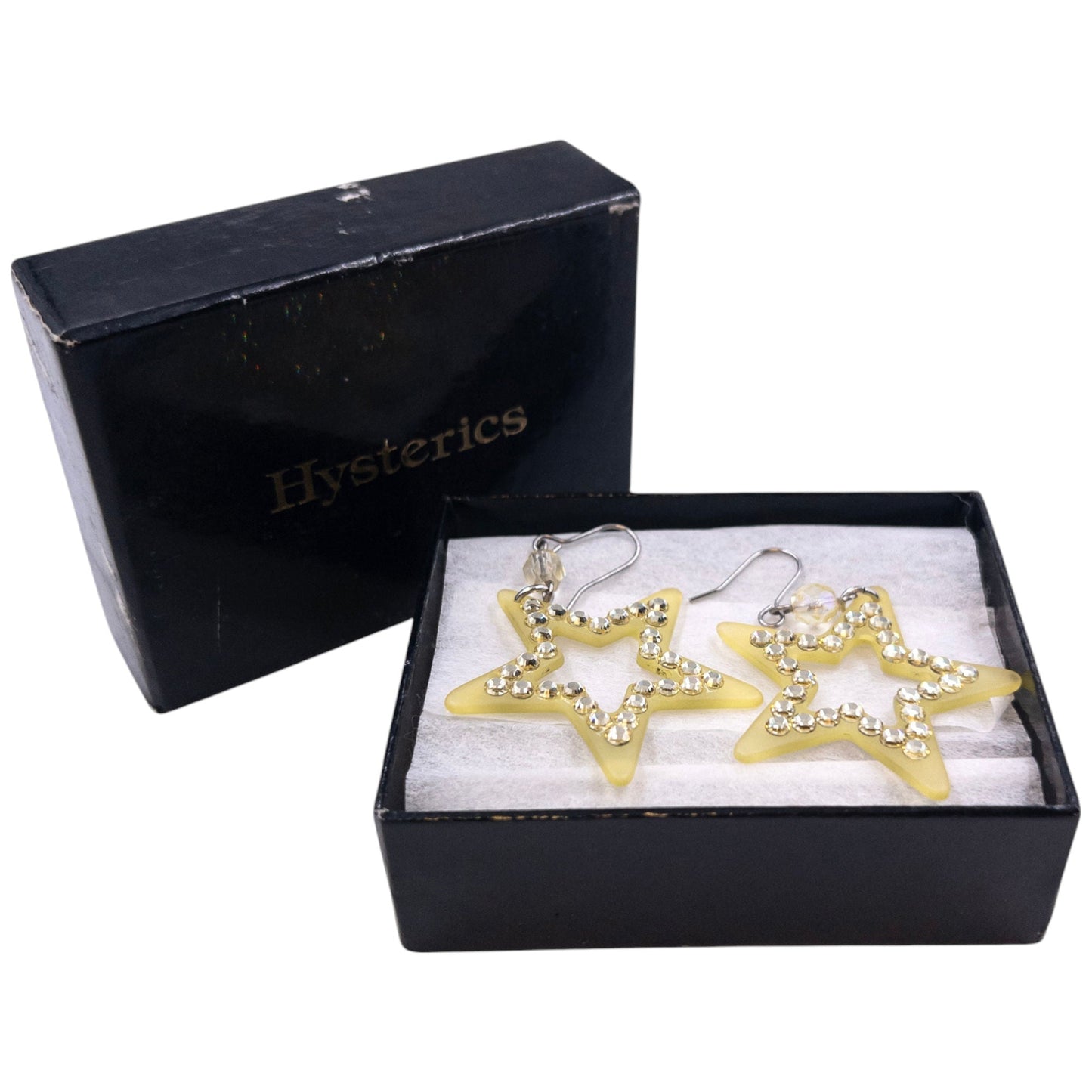 Vintage Hysteric Glamour Diamonte Star Earrings
