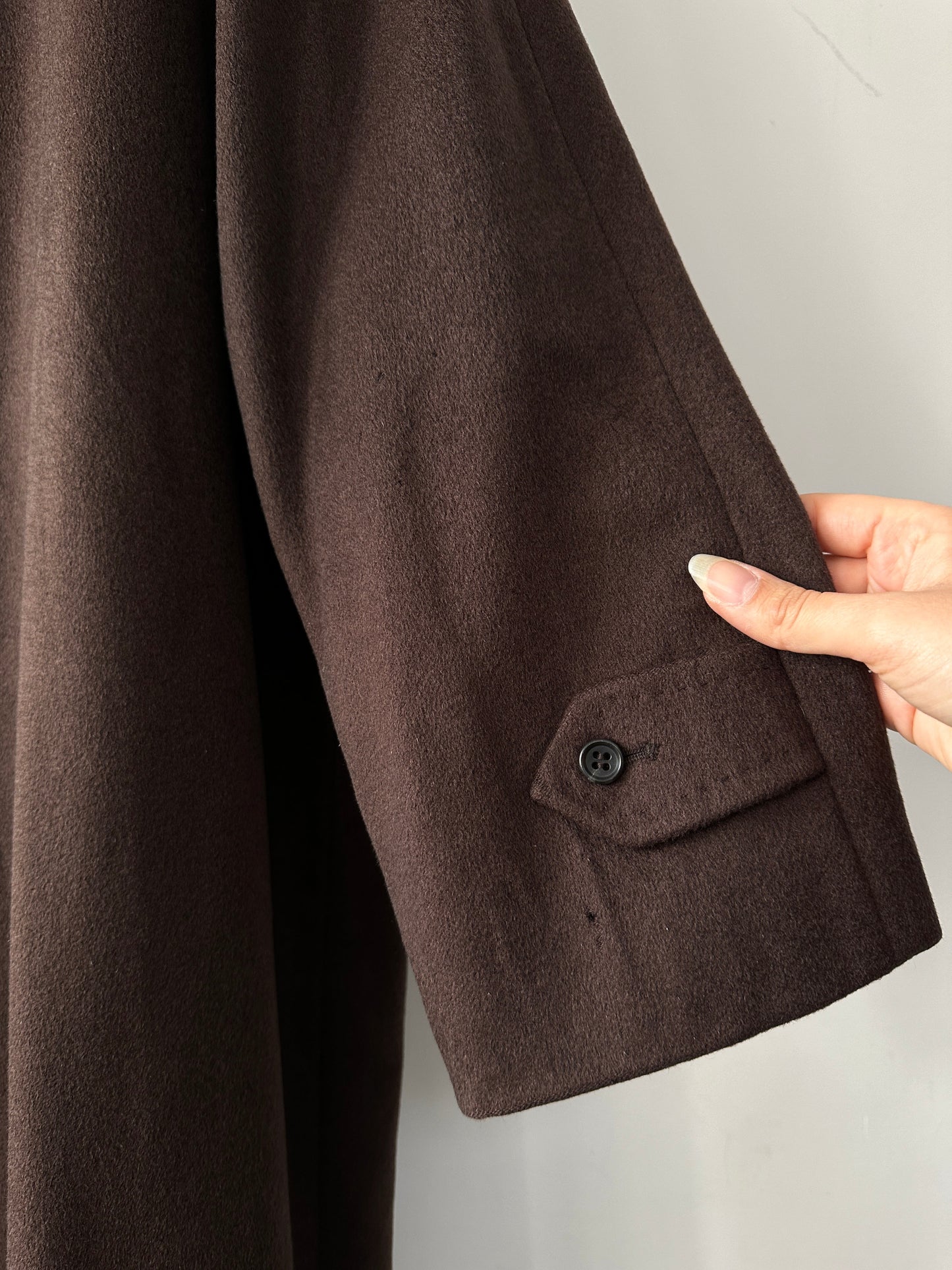 Pierre Balmain 80s Pure Cashmere Coat - XL