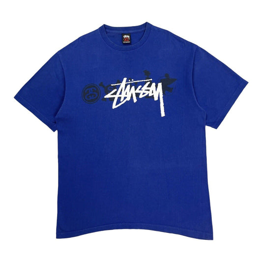 Vintage Stussy T-Shirt, Size XL | XL, Blue