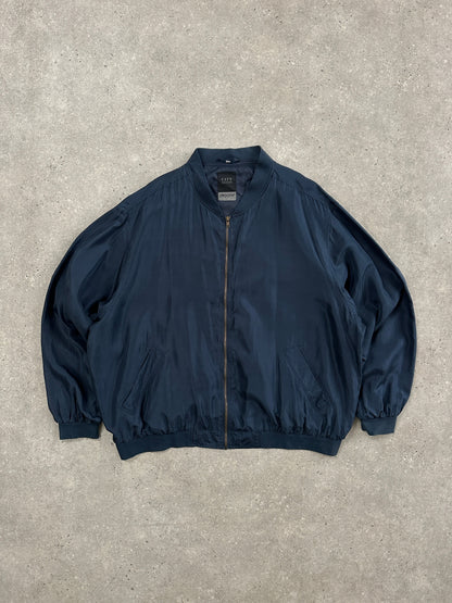 Vintage 1980s Pure Silk Bomber Jacket - XXL