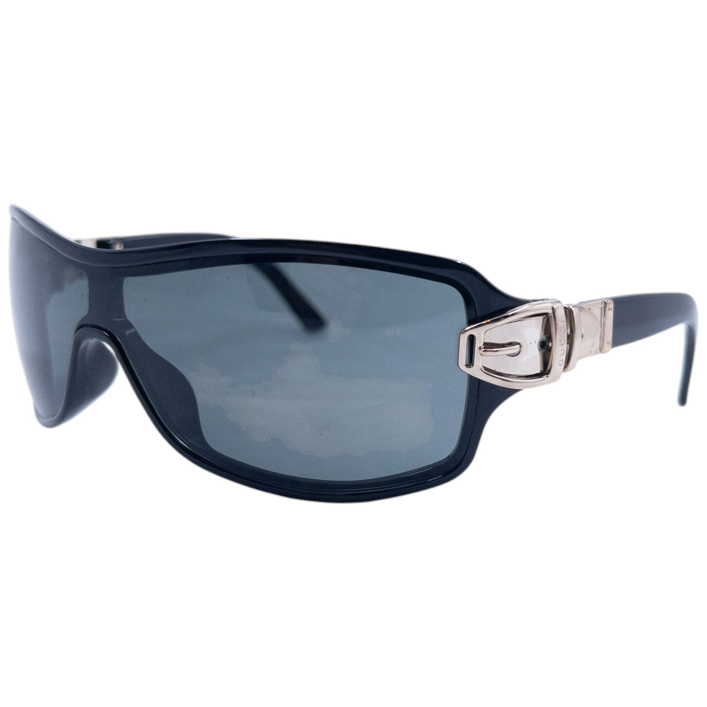 Vintage 2000s Gucci Buckle Sunglasses | O/S, Black