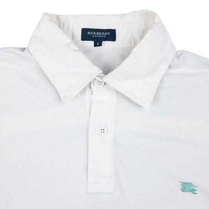 Vintage Burberry Long Sleeve Polo Shirt Size M