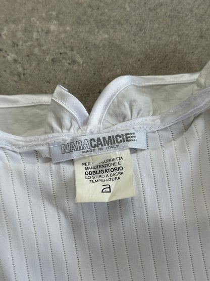 Italian Vintage 1990s Ruffle Vest Top - S