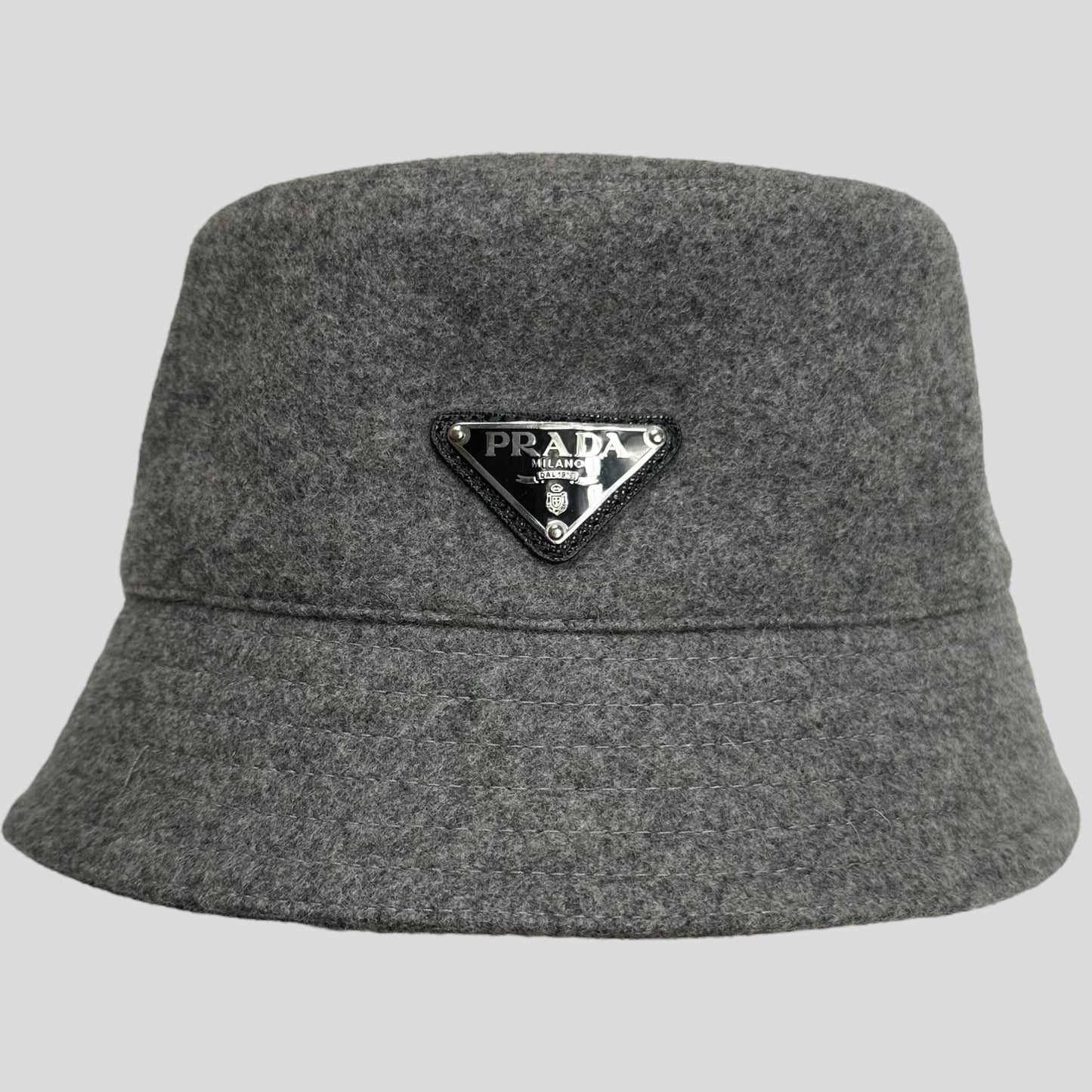 Prada Milano Wool Bucket Hat - M/L