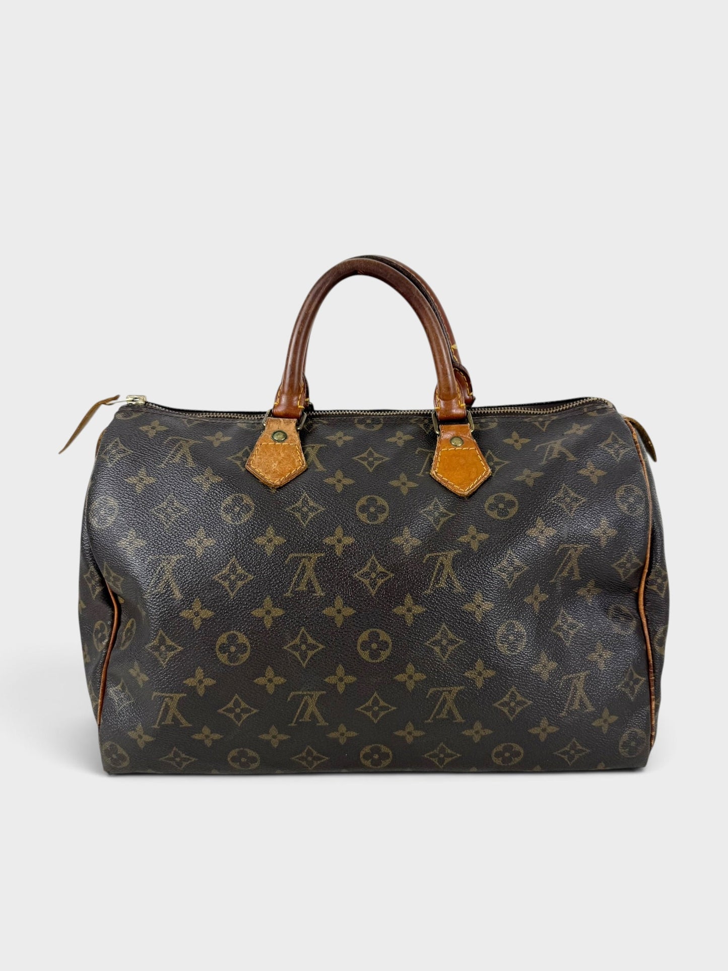 90s Louis Vuitton Speedy 35 Handbag | O/S, Brown