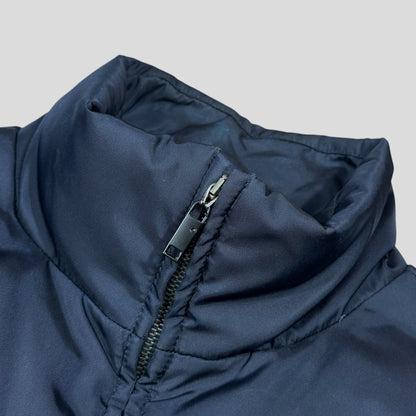 Prada 2011 Extra Fine Gabardine Nylon Triangle Logo Puffer - IT50 (L)