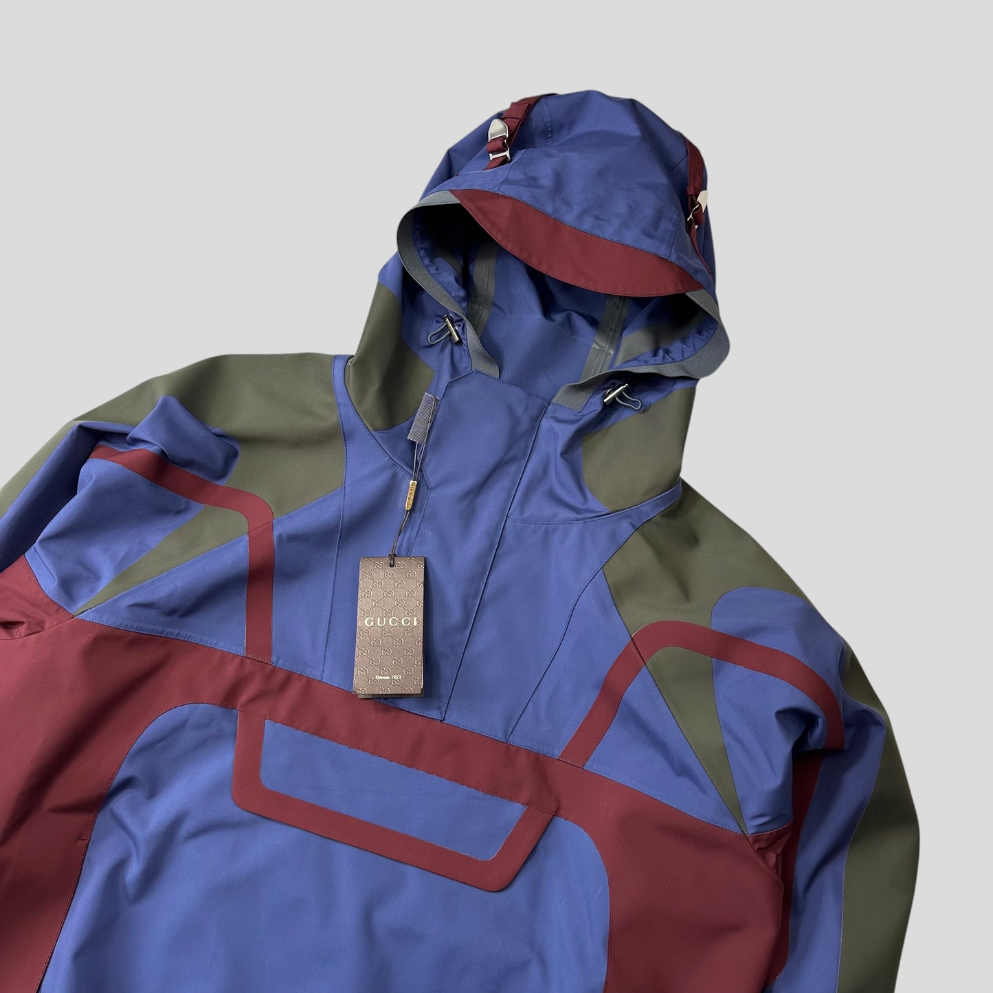 Gucci 2014 Runway Ultra Technical Taped Seam Pullover Jacket - L/XL | Default Title, Red