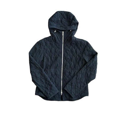 Chrome Hearts Nylon Quilted Zip Dagger Jacket | Medium, Black