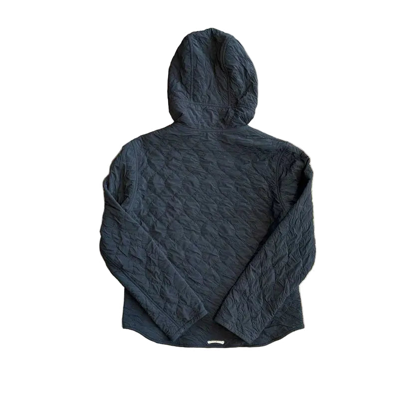 Chrome Hearts Nylon Quilted Zip Dagger Jacket | Medium, Black