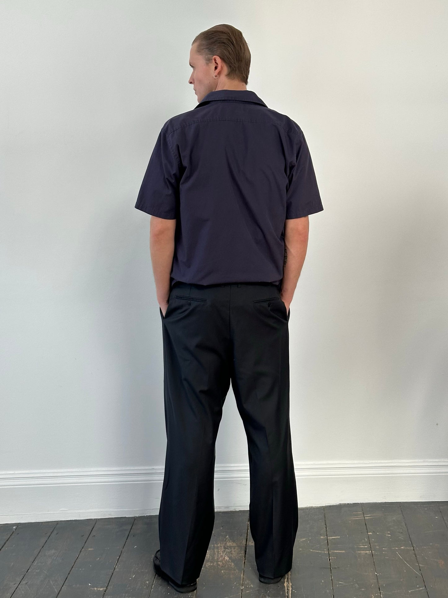 Yves Saint Laurent 1990s Pure Wool Tailored Trousers - W32