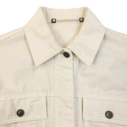 Vintage 2000s Gucci By Tom Ford Button Up Denim Jacket Womens Size XS | XS, Red