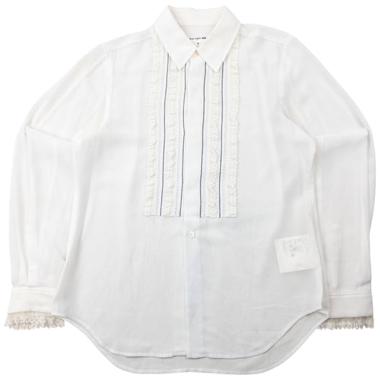 Vintage Comme Des Garçons NOIR Long Sleeve Button Up Shirt Size XS