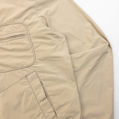 Vintage 2000s Armani Jeans Lightweight Zip Up Jacket Size S | Small, Beige
