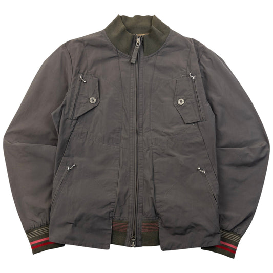 Vintage 2000s Marithe + Francois Girbaud Zip Up Jacket Womens Size M | Medium, Grey
