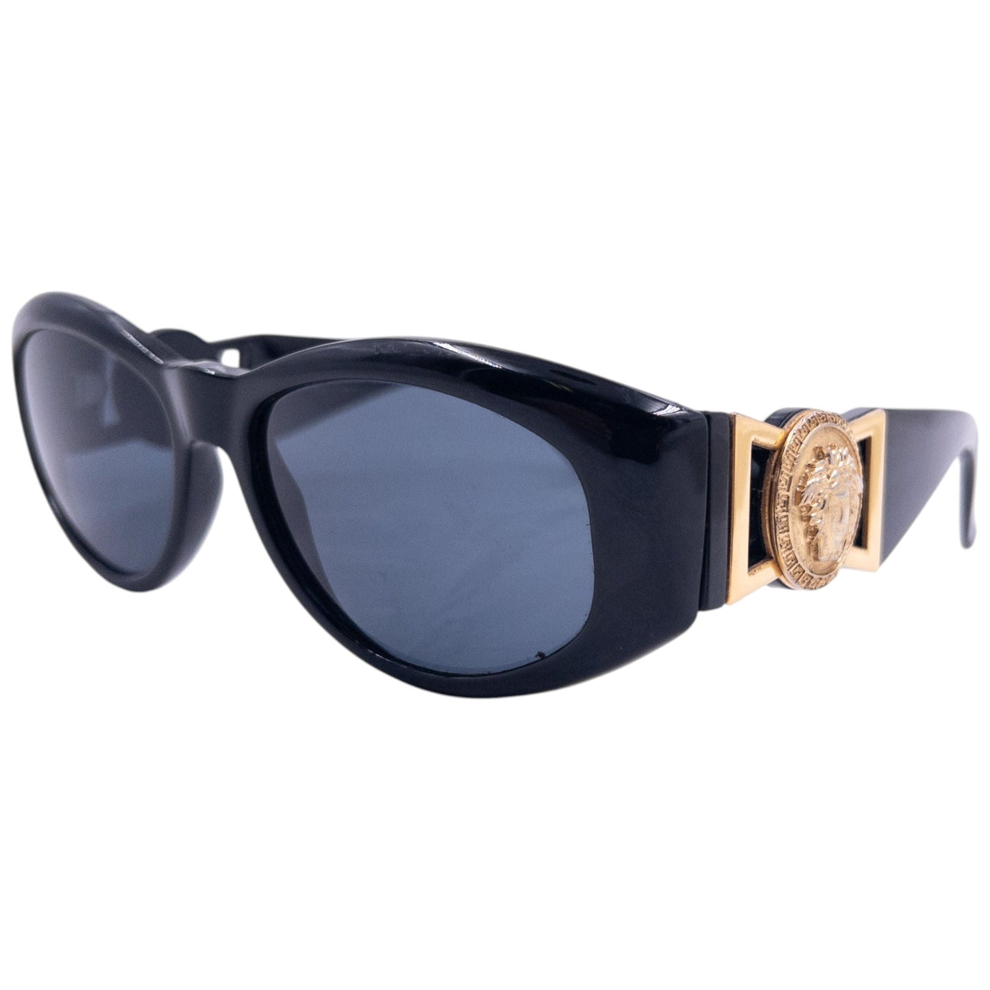 Vintage 1996 Gianni Versace Biggie Smalls Medusa Sunglasses | O/S, Multicoloured