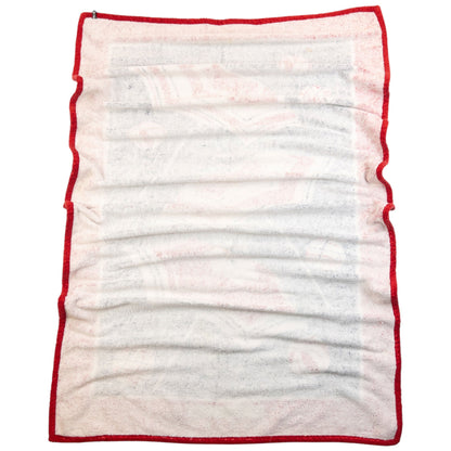Vintage 2000s Burberry Ball & Umbrella Print Beach Towel | O/S, Blue