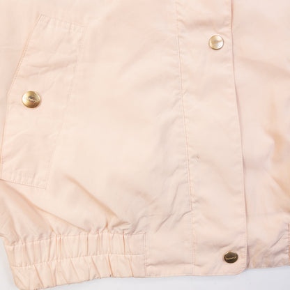 Vintage 90s Burberry Lightweight Zip Up Jacket Womens Size M | Medium, Pink